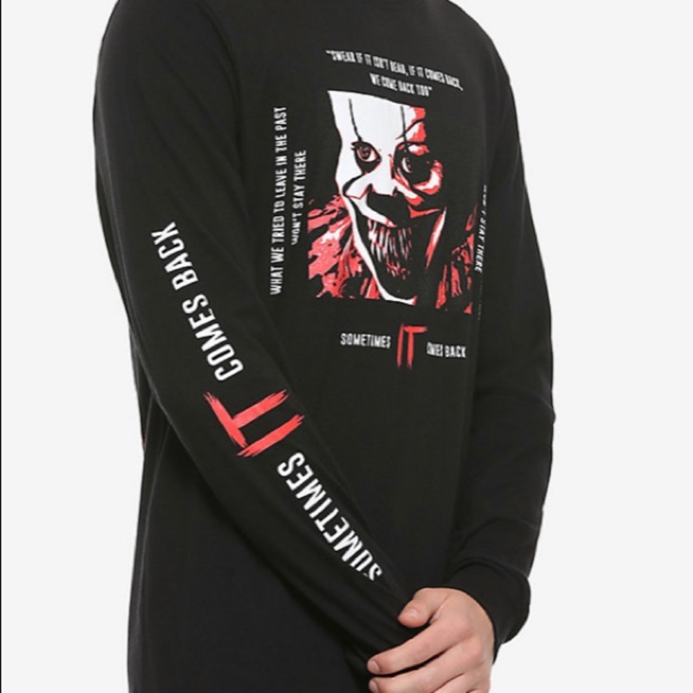 IT Chapter Two Sometimes IT Comes Back Long-Sleeve